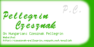 pellegrin czesznak business card